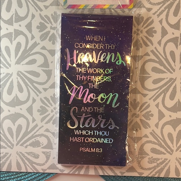 Inspirational Notepad with Colorful Biblical Quotes- NWT - Picture 7 of 15